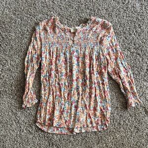 Cynthia Rowley Multicolor Floral Blouse